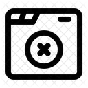 Cancel Website  Icon