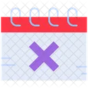 Cancelar Evento Data Eventos Ícone