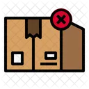 Eliminar Paquete Entrega Logistica Icono
