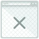 Cancelar página web  Icono