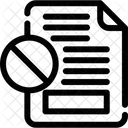 Cancelled Aborted Annulled Icon