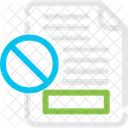 Cancelled Aborted Annulled Icon