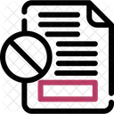 Cancelled Aborted Annulled Icon