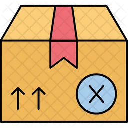 Cancelled parcel  Icon