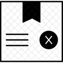 Cancelled parcel  Icon
