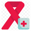 Cancer Aids Ribbon Icon