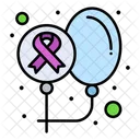Cancer Balloons Day Icon