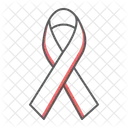 Cancer aids hiv ribbon awareness support  Icon