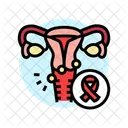 Cancer Cervical Mulher Ícone