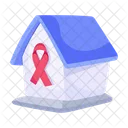 Cancer Clinic Home House Icon