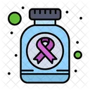 Cancer Medicine Cancer Pills Bottle Icon