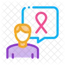 Male Volunteer Cancer Icon
