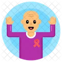 Cancer Patient Cancer Damaged Person Ill Person Icon