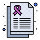 Cancer Report Report Health Icon