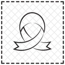 암 리본 리본 암 인식 아이콘