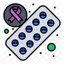 Cancer Tablet Cancer Pills Cancer Medicine Icon