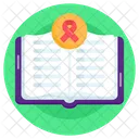 Cancer Treatment Book Cancer Awareness Book Booklet Icon