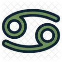 Cancer Zodiac Sign  Icon