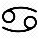 Cancer Zodiac Astrology Icon