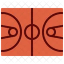 Cancha de baloncesto  Icono