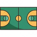 Cancha de baloncesto  Icono