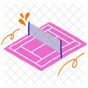 Cancha de volleyball  Icono