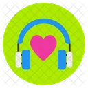 Cancion De Amor Musica Auriculares Icon