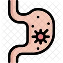 Stomaco Cancro Virus Icon