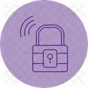 Candado Antirrobo Seguridad Icon