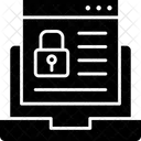 Candado Bloqueo De Computadora Portatil Bloqueo De Navegador Icono