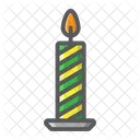 Candela Decorazione Natale Icon