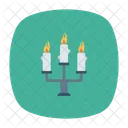 Candelabra Candles Light Icon