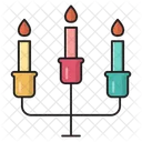 Candelabra Candles Party Icon