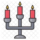Candelabra Candles Church Icon