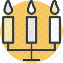 Candelabra Retro Candlestick Icon