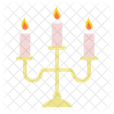 Candelabra Candle Light Icon