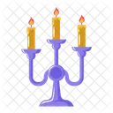 Candelabra Candle Decoration Icon