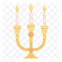 Candelabra Candle Light Icon