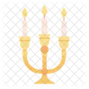 Candelabros Vela Luz Ícone