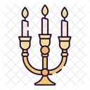 Candelabros Vela Luz Ícone