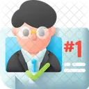 Candidate Job Employee Icon