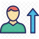 Candidate Growth Career Growth Personal Development Icon