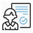 Candidate Job Application Icon