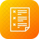 Candidate Resume Regected Icon