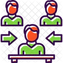 Candidate Hiring Manager Job Interview Icon