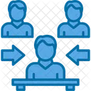 Candidate Hiring Manager Job Interview Icon
