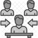 Candidate Hiring Manager Job Interview Icon