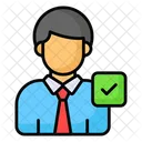 Candidate Verified Selected 아이콘