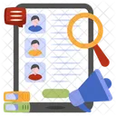 Candidate List Search Candidate Search Talent Icon