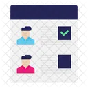 Candidate list  Icon